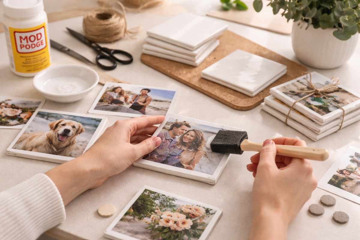 Custom Photo Coasters