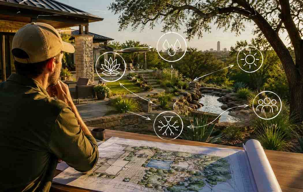 Why Landscape Design in Austin Has to Solve More Than Aesthetic Problems